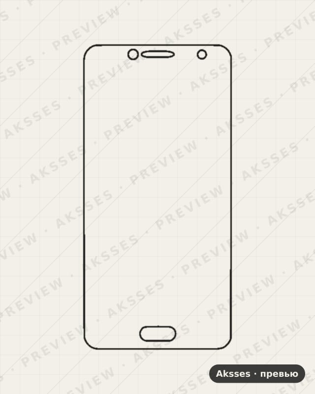 Лекало SAM-GRAND-PRIME-PLUS-Z для Full Screen SAMSUNG
