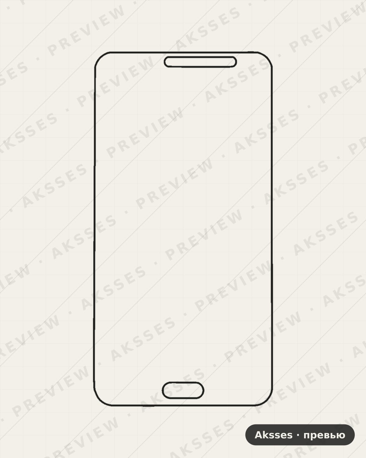 Лекало SAM-J8 для Full Screen SAMSUNG, J800