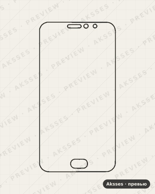 Лекало MEIZU-PRO 7 plus-Z для Full Screen MEIZU