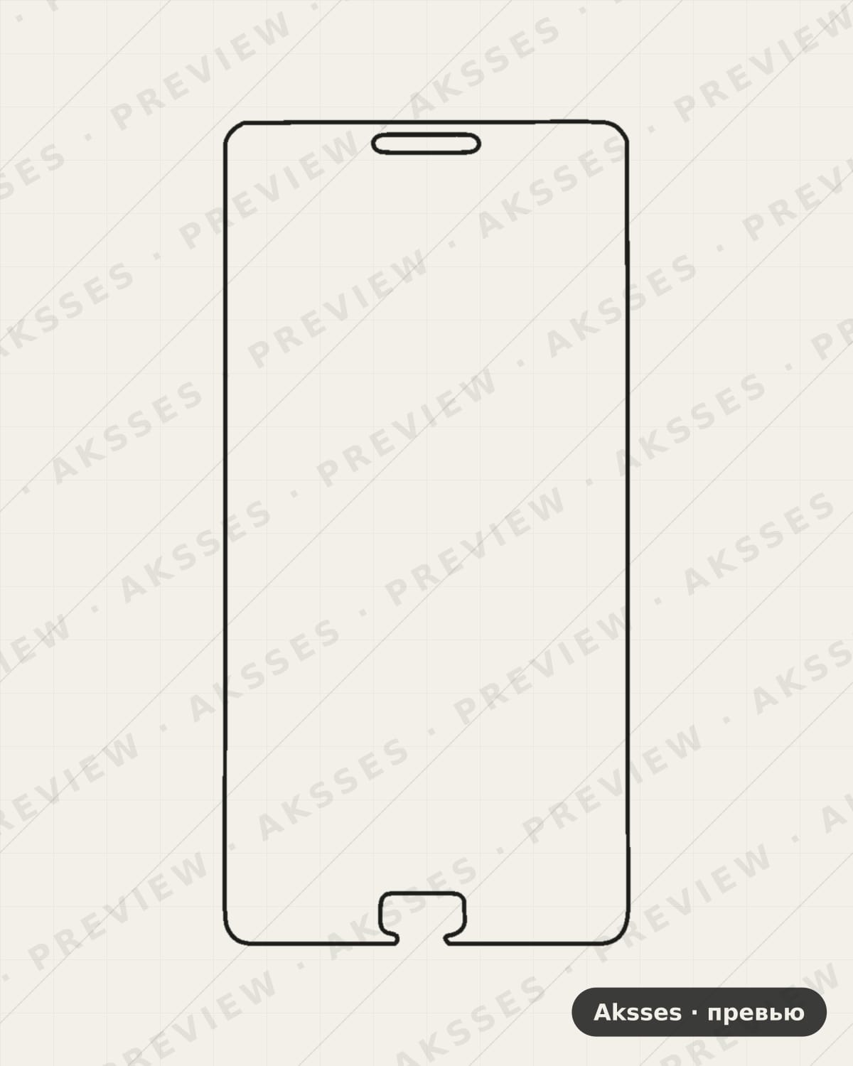 Лекало ASUS- ZE554KL для Full Screen ASUS