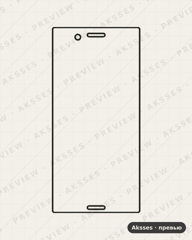 Лекало Xperia XZ Premium для Sony Xperia-XZ-Premium, Front Full
