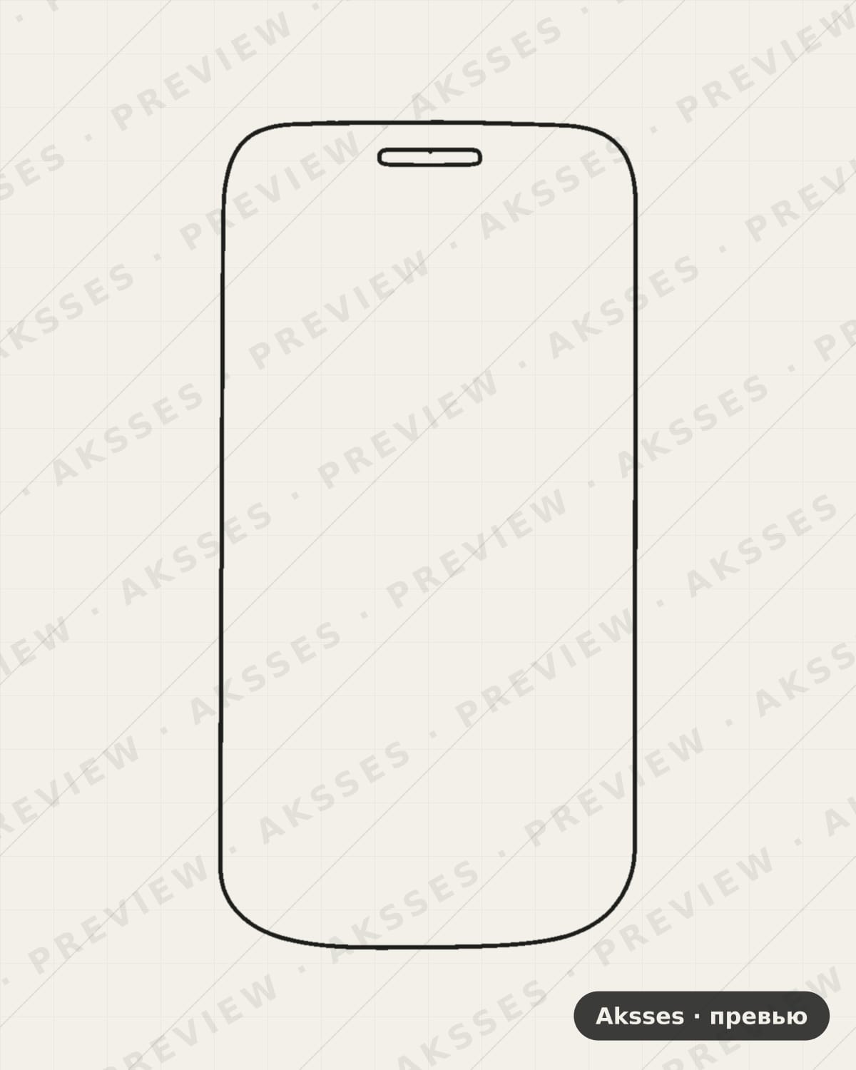 Лекало Hisense-EG906 для Full Screen Hisense