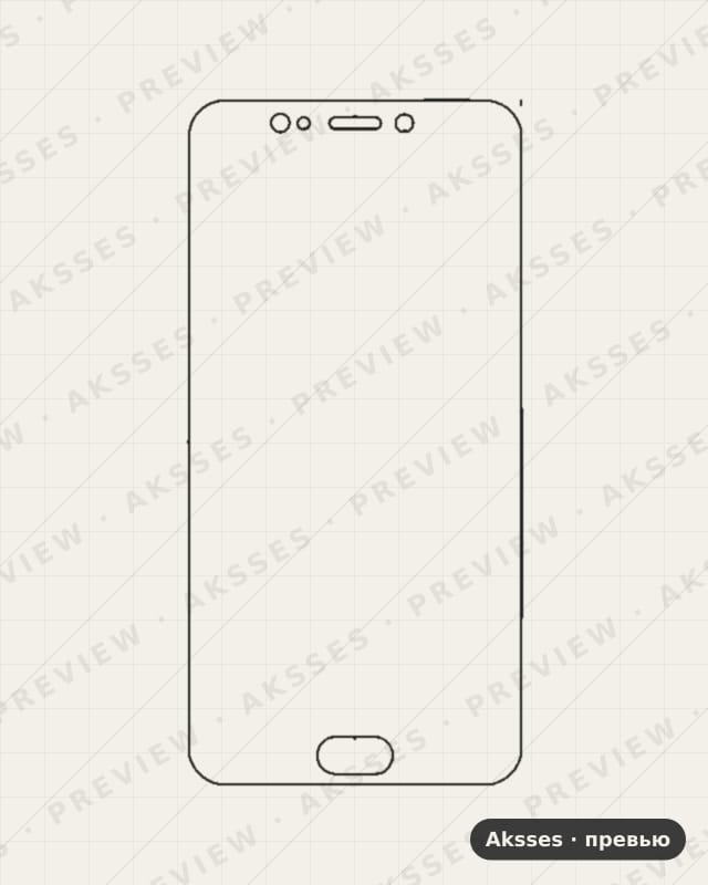 Лекало GIONEE-S9 для Full Screen GIONEE