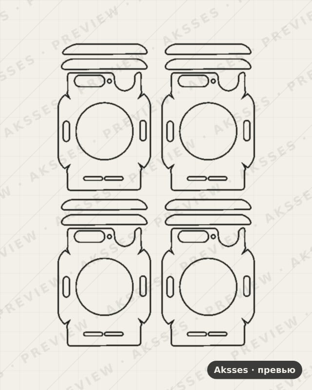 Лекало 6 40mm для Apple 6, All Inclusive