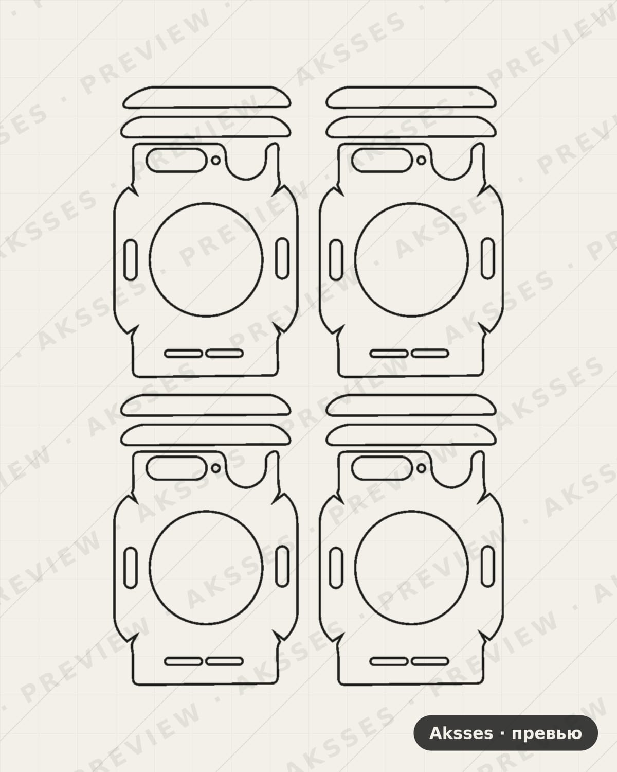 Лекало 6 40mm для Apple 6, All Inclusive