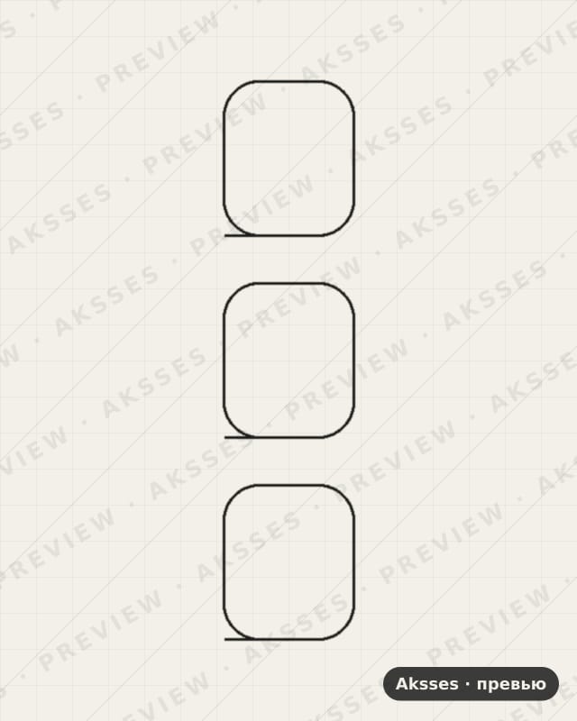 Лекало для Apple 6, 44mm, Front Full
