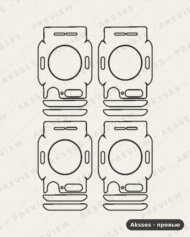 Лекало SE 40mm для Apple SE, All Inclusive