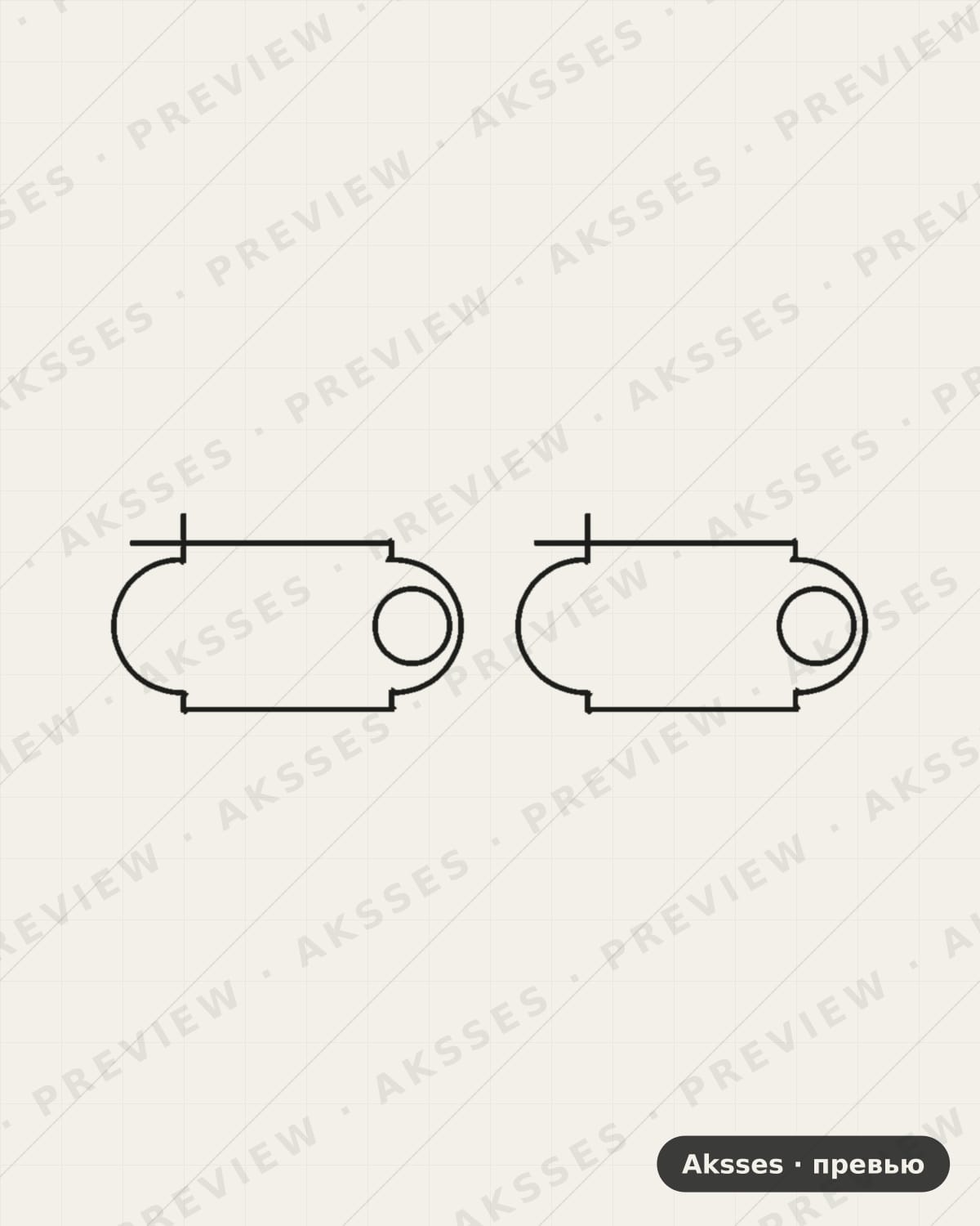 Лекало для MI Bracelet 3, Half Cover