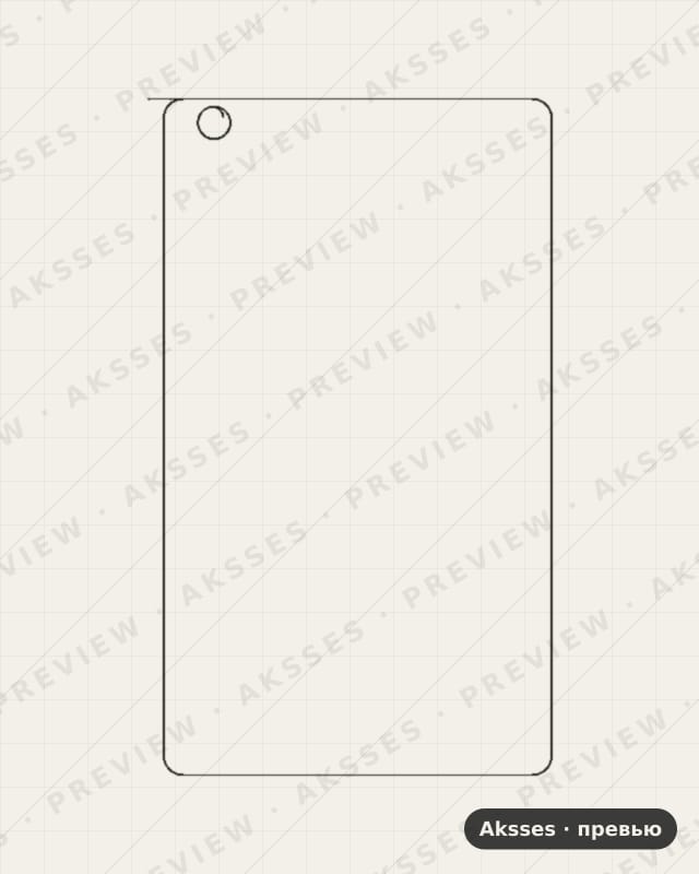 Лекало для Huawei M3 Lite 8.0, Back Cover