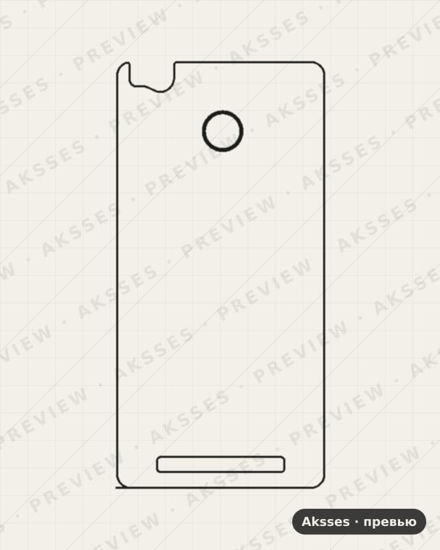 Лекало 3-SERIES 3S —V2 для Redmi 3S, Back