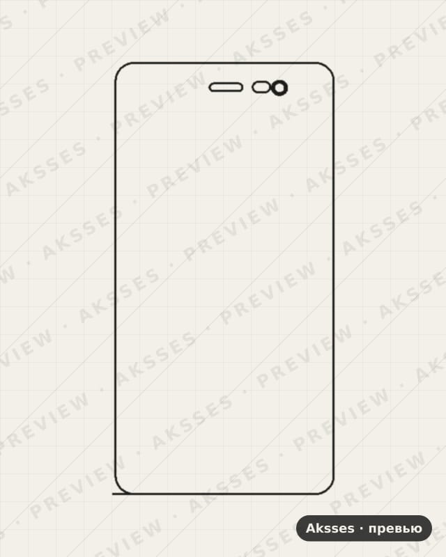 Лекало для Inoi 2 Lite (2021), Front Full