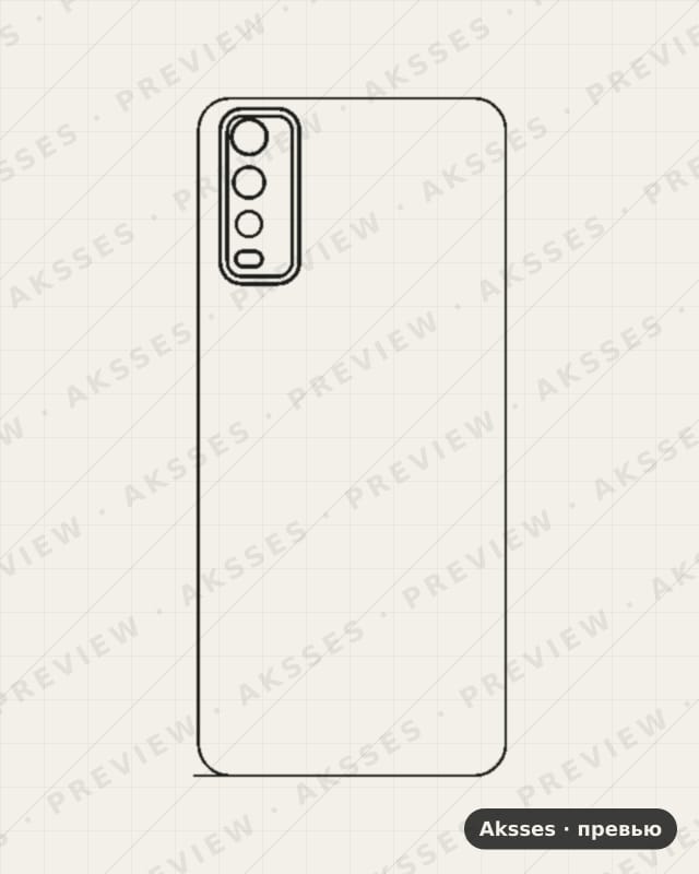 Лекало для Vivo Y30G, Back