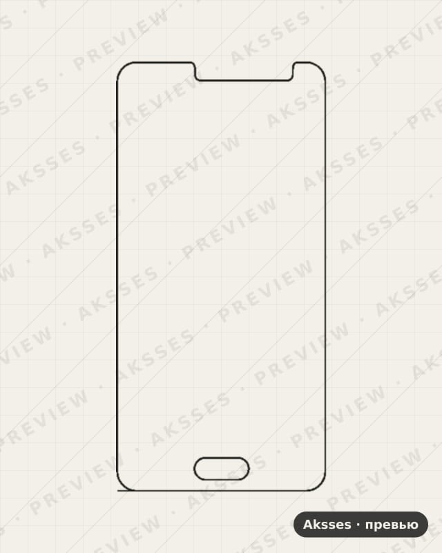 Лекало для Samsung Galaxy Grand Prime G530, Front Full