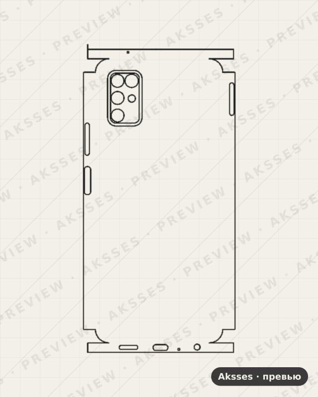 Лекало для ZTE Blade V2020 smart, All Inclusive