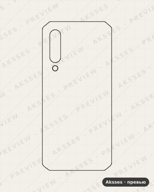 Лекало для Blackview BL6000 Pro 5G, Back