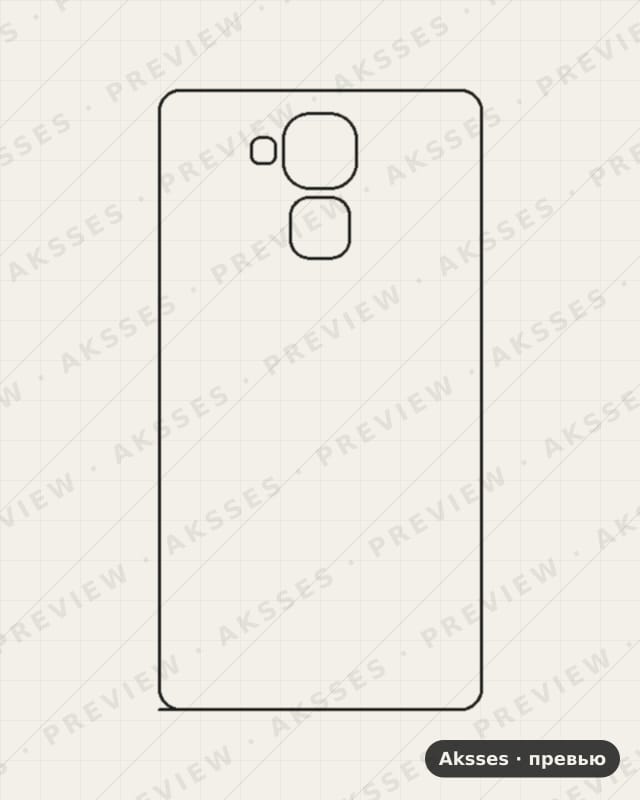 Лекало для Honor 5C, Back