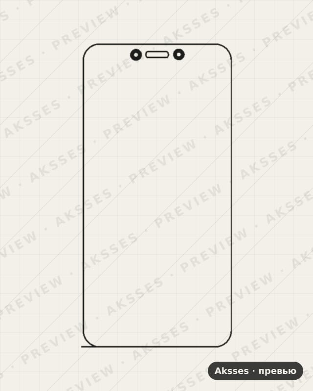 Лекало 4-SERIES 4X — V2 для Redmi 4X, Front Shell, Matte