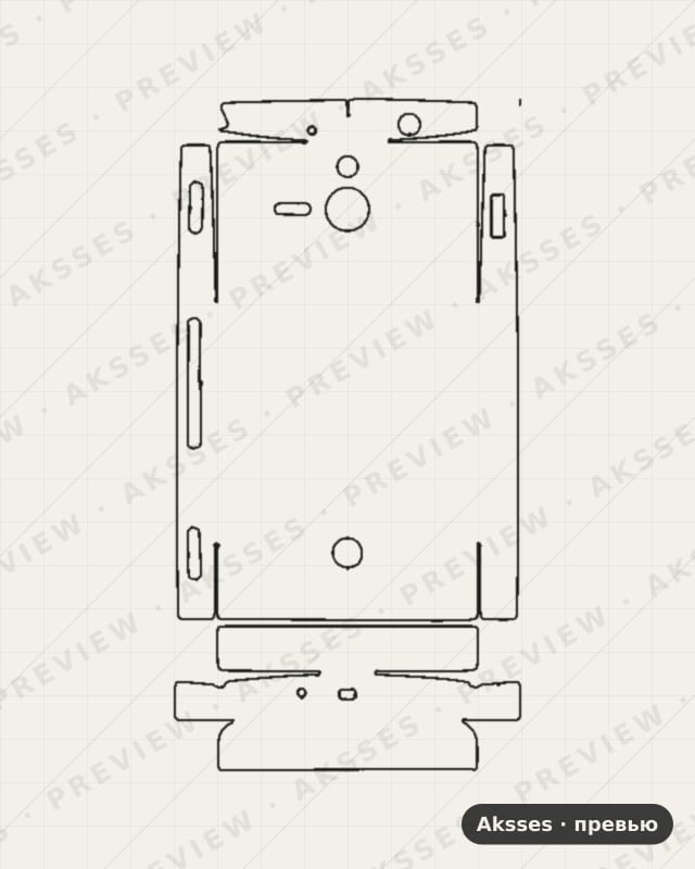 Лекало для Sony Xperia U ST25i, All Inclusive