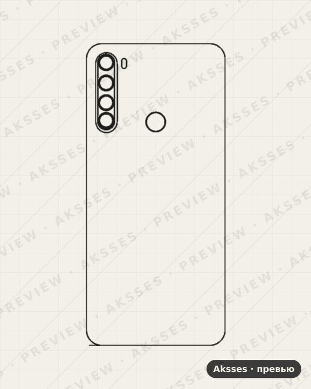 Лекало для - SERIES Note 8, Back