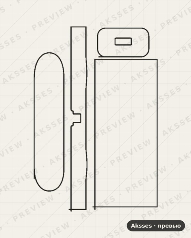 Лекало IQOS 3 V2 для Iqos 3, Back