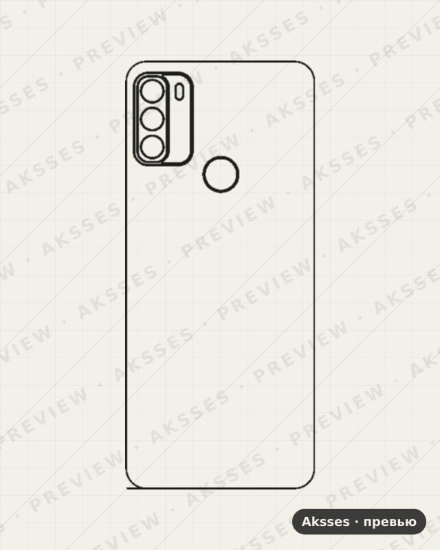Лекало для Motorola Moto G50, Back