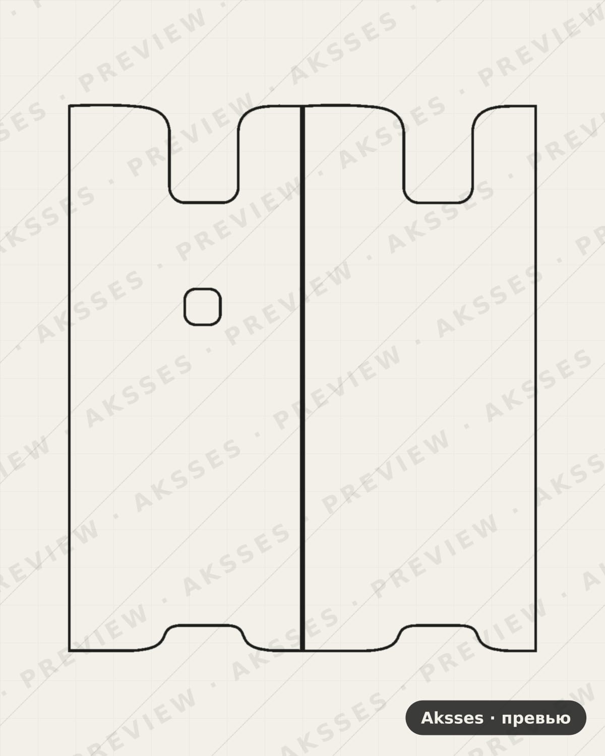 Лекало для Iqos Lil Solid, Back