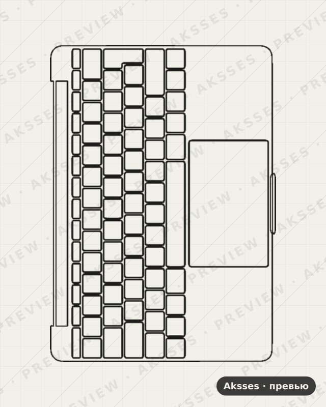 Лекало для MacBook 12 (2015), Panel Full