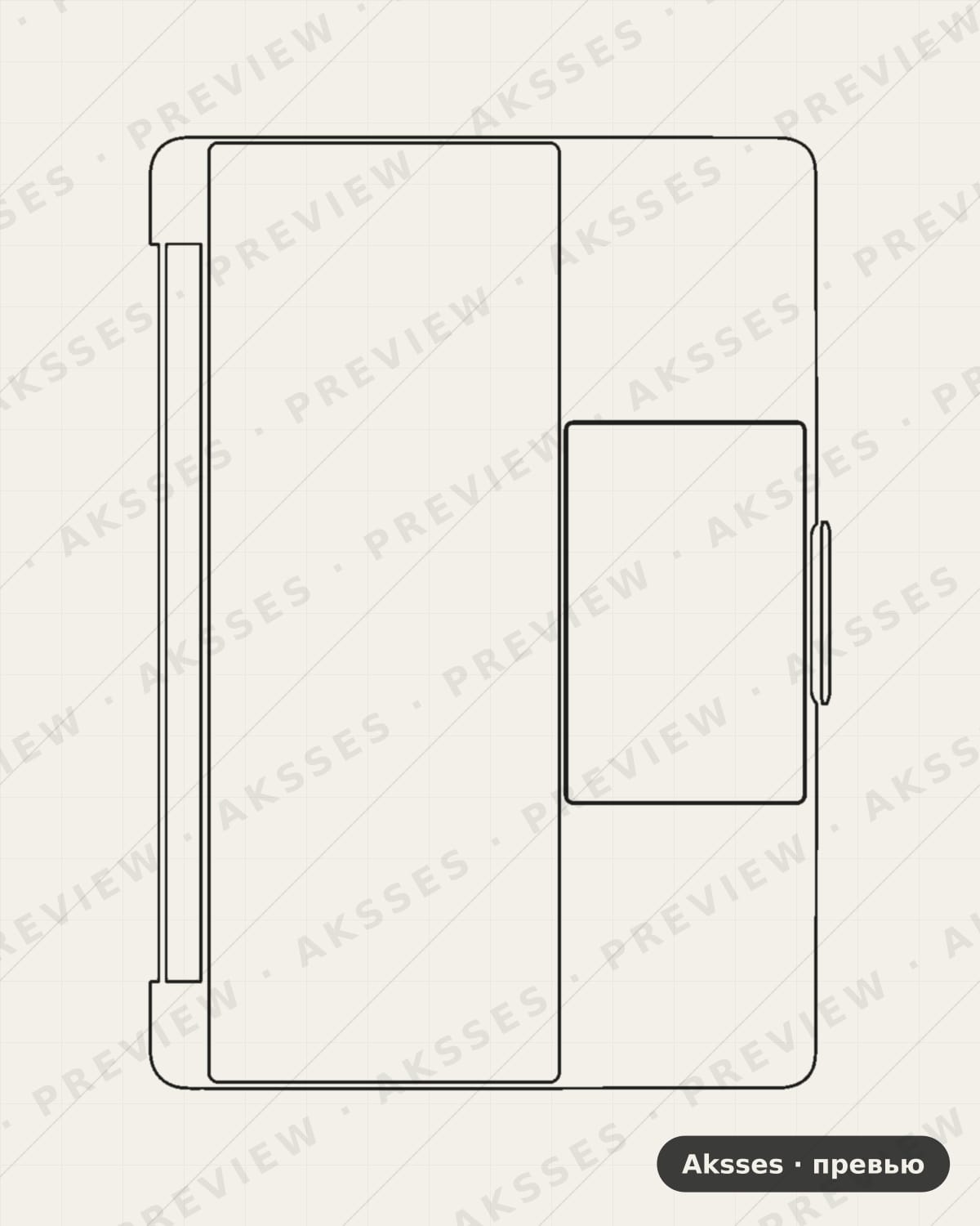 Лекало для MacBook 12 (2015), Panel
