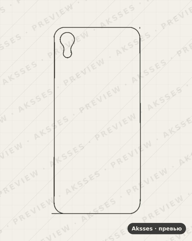 Лекало для Honor Play 3E, Back