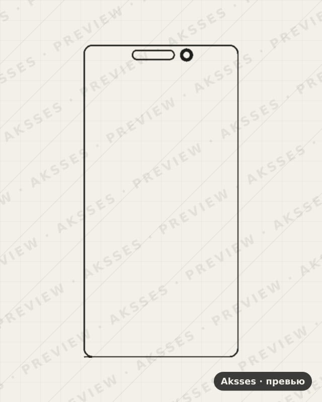 Лекало для - SERIES Note 3, Front Shell, Matte