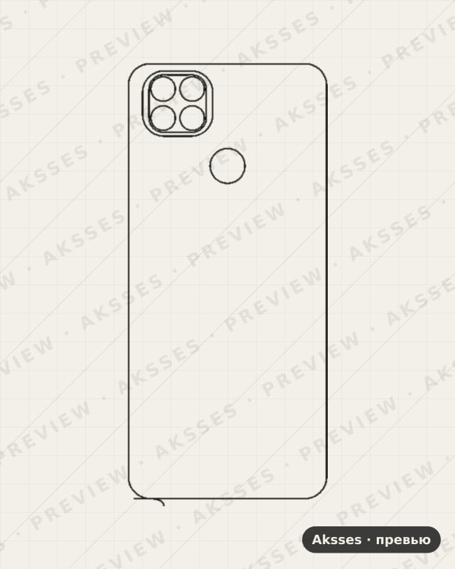 Лекало для Lenovo K12 Pro, Back
