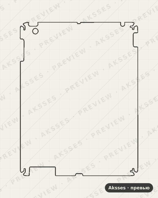 Лекало iPad 4 Cellurar для iPad 4, Half Cover