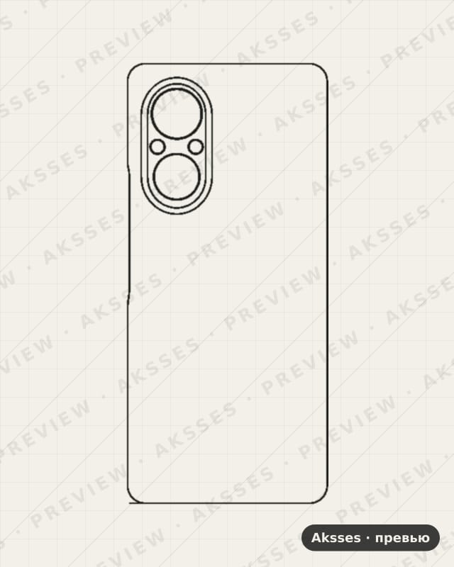 Лекало для Honor 50 SE 5G, Back