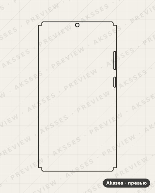 Лекало Galaxy Note20 Ultra для Samsung Galaxy Note 20 Ultra, Front Cover