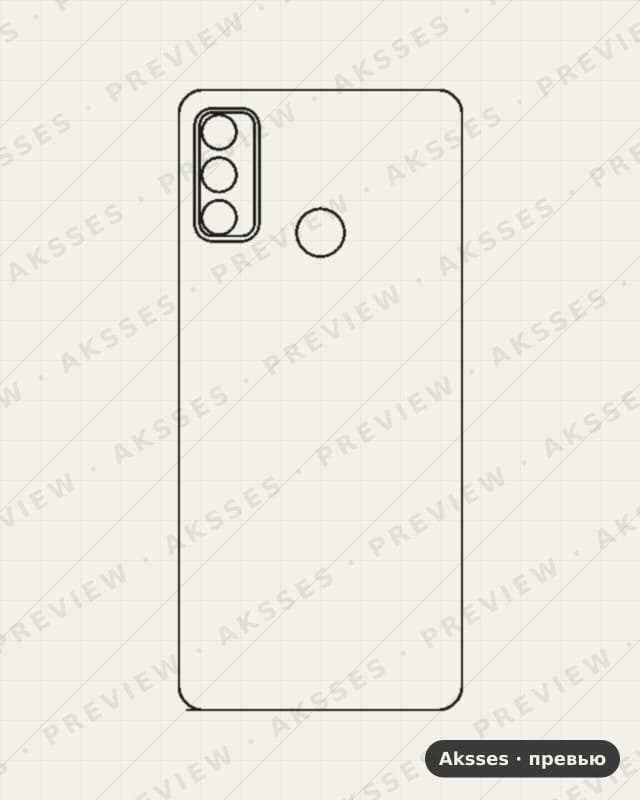 Лекало для Huawei P Smart 2020, Back