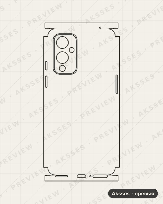 Лекало 1,2,3,5,6,7,8,9,10-ser.One Plus 9 для OnePlus 9, All Inclusive