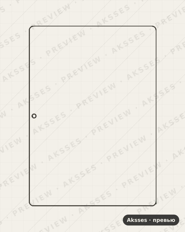 Лекало для Alldocube Iplay 10 Pro, Front Full, Matte