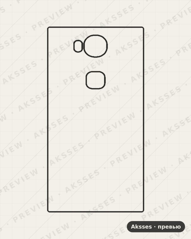 Лекало для Honor 5x, Back