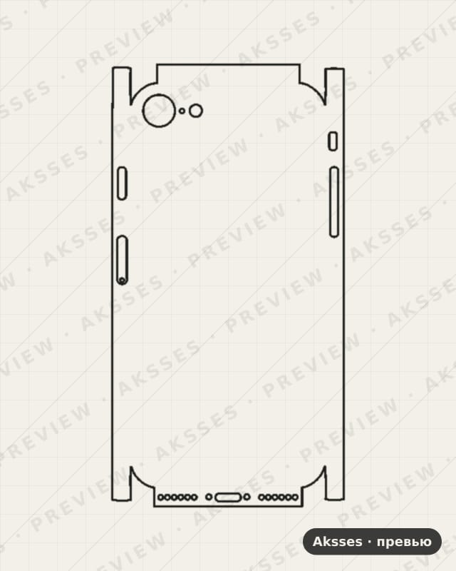 Лекало для iPhone 7, All Inclusive
