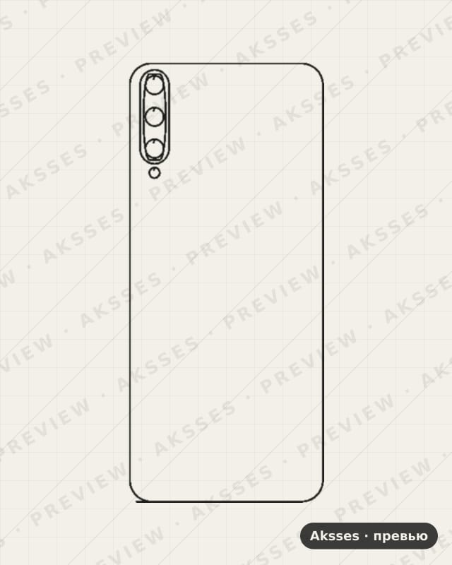 Лекало 3C, 30, 30S, 30i 30i для Honor 30i, Back