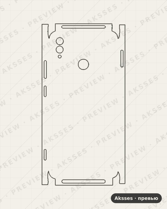 Лекало для Honor Note10, All Inclusive