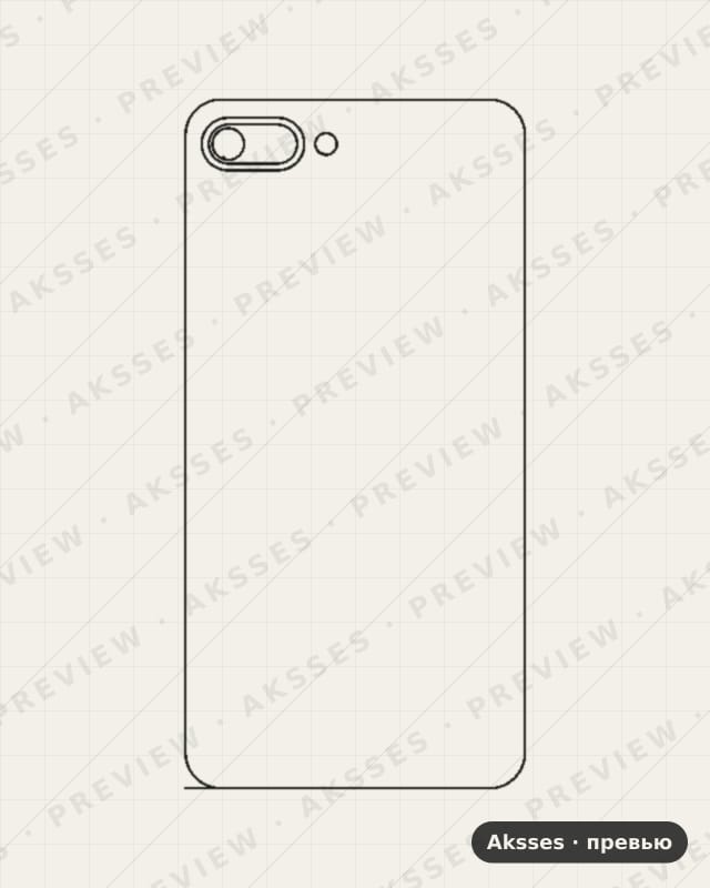 Лекало для Itel A25, Back