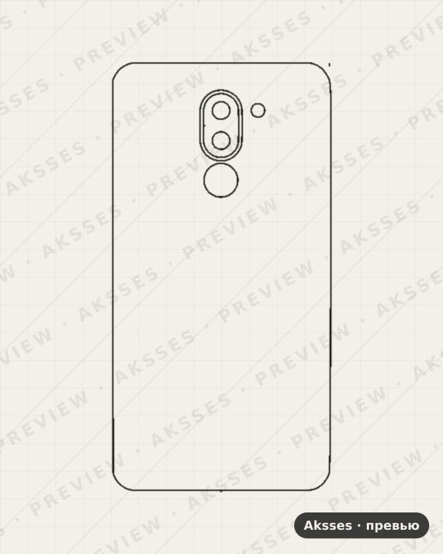 Лекало для Honor Play 6X, Back
