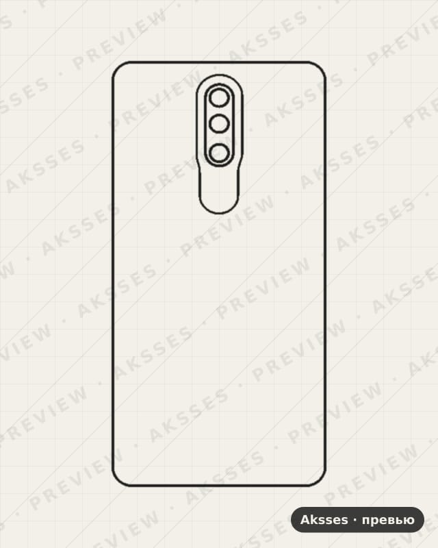 Лекало для BQ 5732L Aurora SE, Back