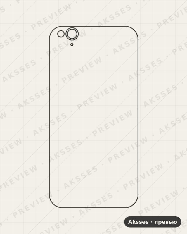 Лекало для Turkcell T60, Back