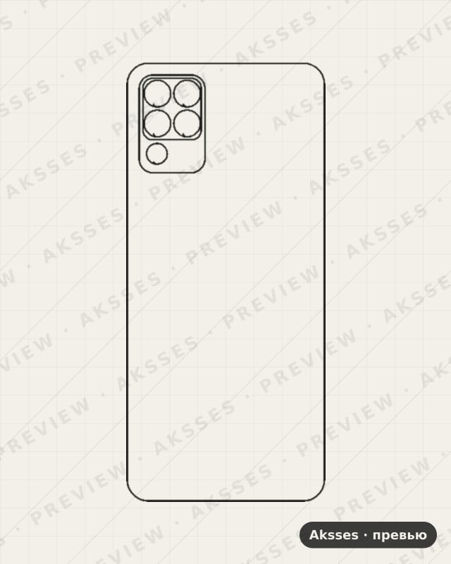 Лекало для Honor Play 5T Youth, Back