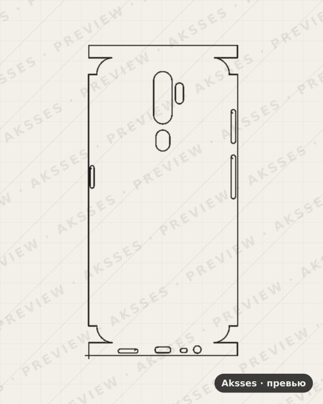 Лекало для A-ser. OPPO A5 (2020), All Inclusive