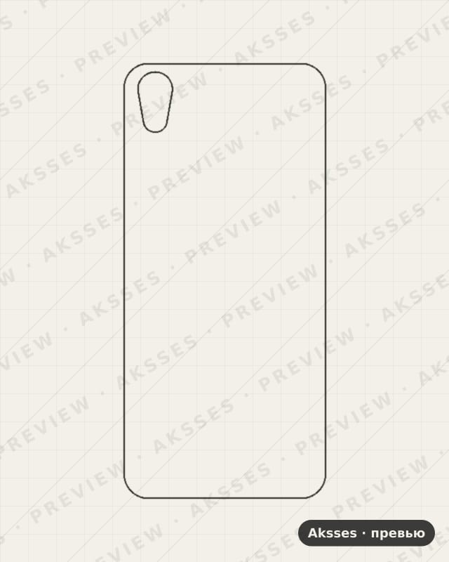Лекало для Honor 8S 2020, Back