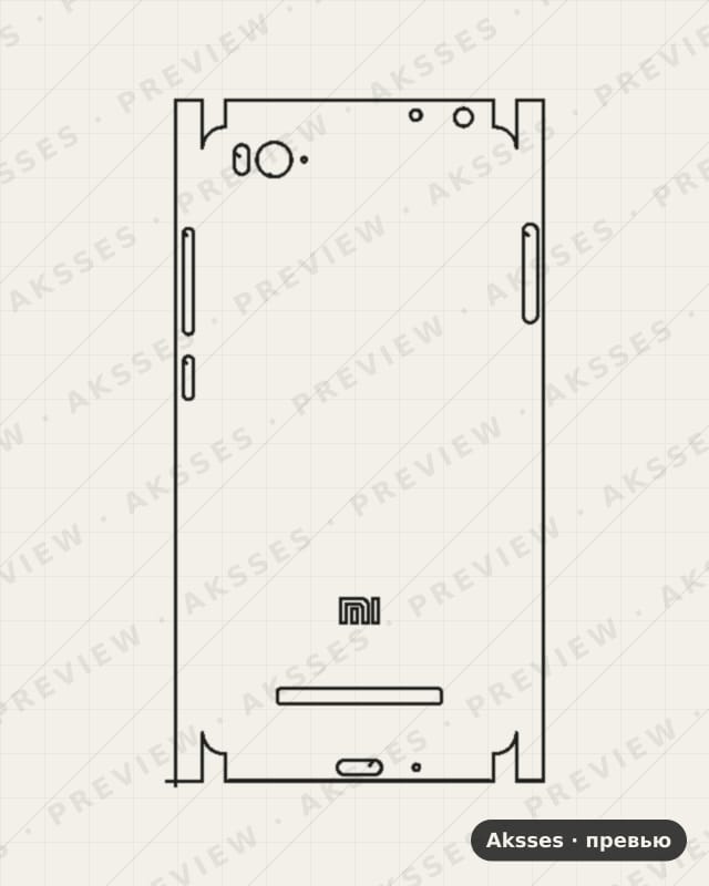 Лекало для Xiaomi Mi 4C, All Inclusive