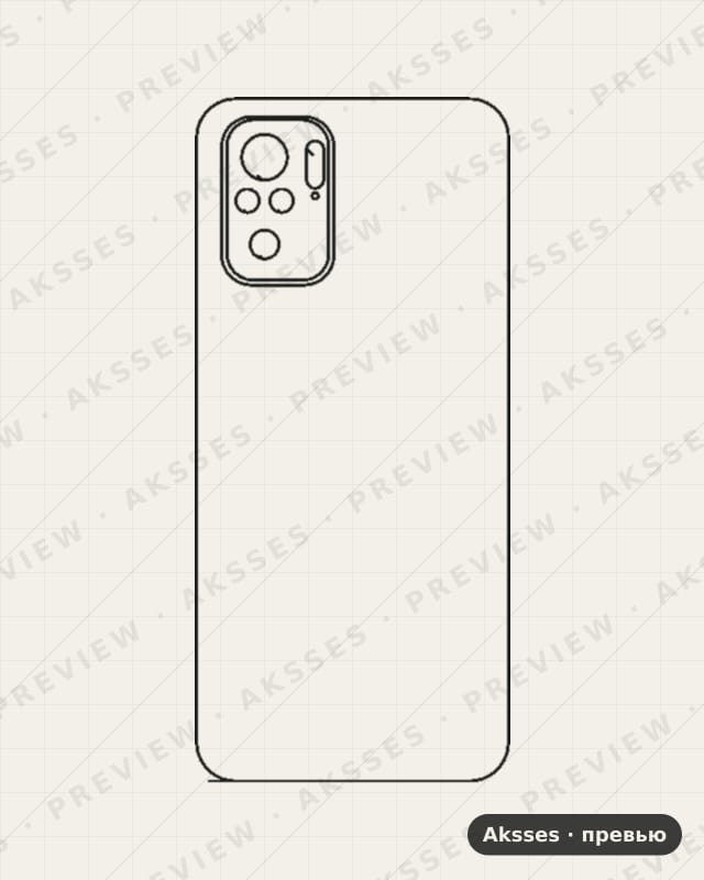 Лекало для - SERIES Note 10, Another Camera, Back Cover